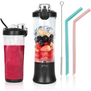 Personal Blender , 20 OZ Mini Blender with 6Blades, USB Rechargeable Blender